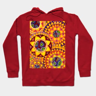 Sunflower Rainbow Sketch Hoodie